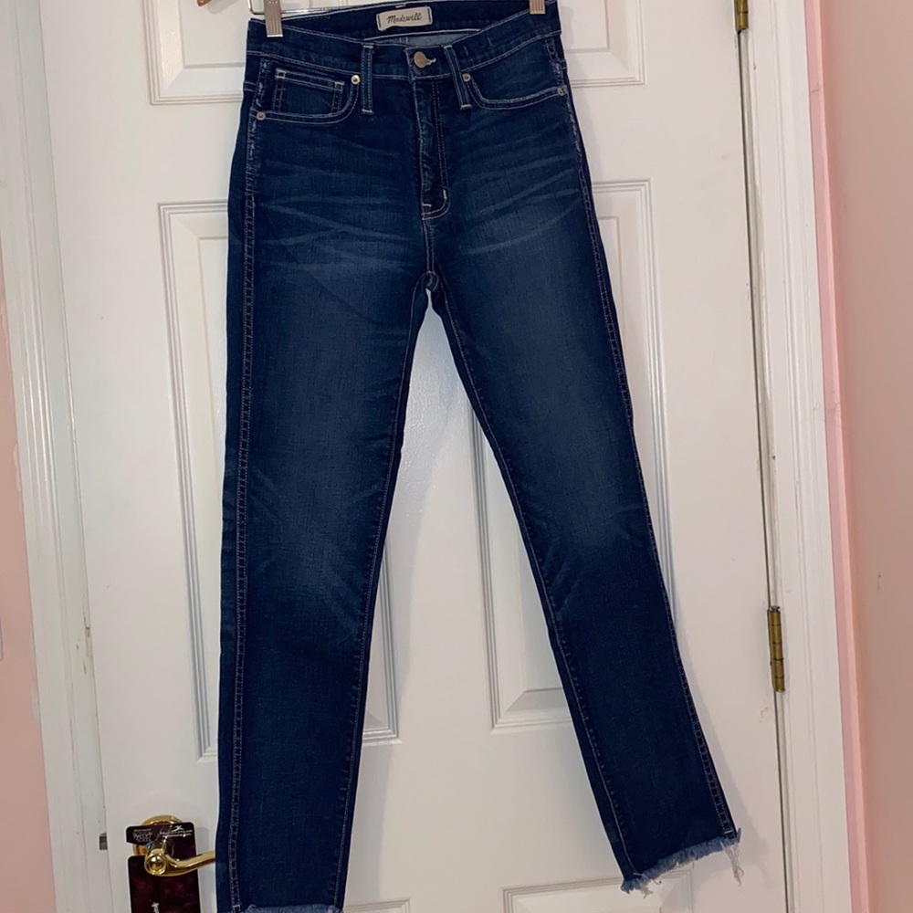 Madewell slim straight jeans